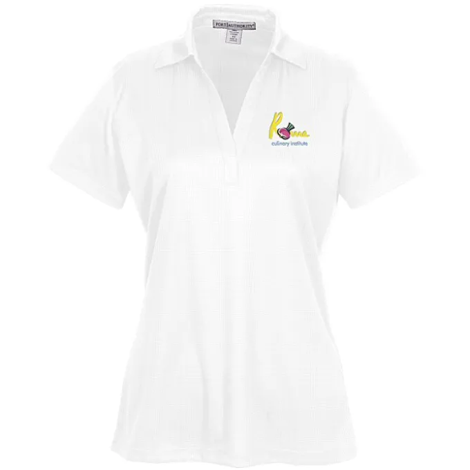 Performance Fine Jacquard Polo - Ladies' - 24 hr