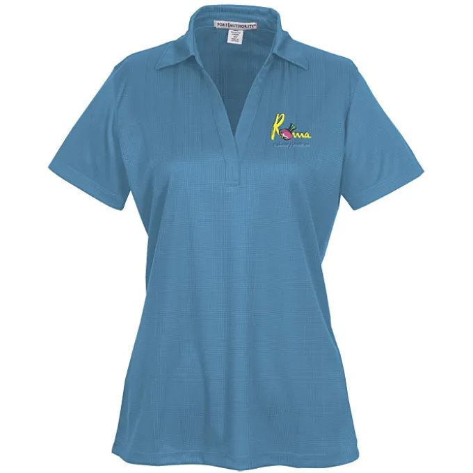 Performance Fine Jacquard Polo - Ladies' - 24 hr