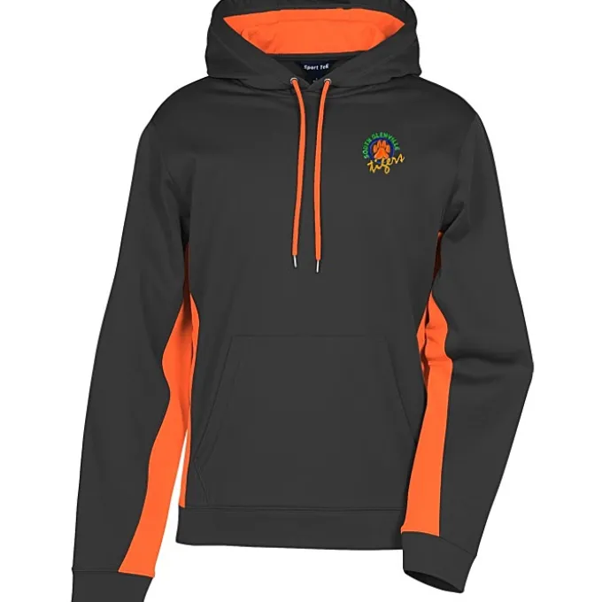 Performance Fleece Colorblock Hoodie - Men's - Embroidered - 24 hr
