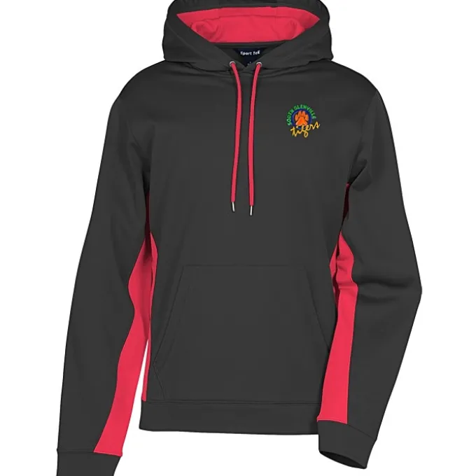 Performance Fleece Colorblock Hoodie - Men's - Embroidered - 24 hr