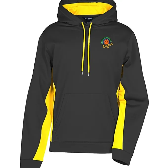 Performance Fleece Colorblock Hoodie - Men's - Embroidered - 24 hr
