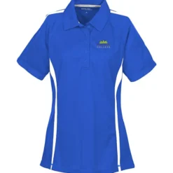 Performance Pique Mesh Colorblock Polo - Ladies'