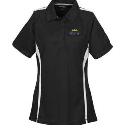 Performance Pique Mesh Colorblock Polo - Ladies'