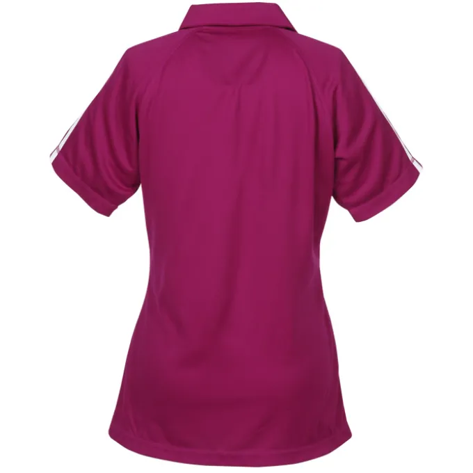 Performance Pique Mesh Colorblock Polo - Ladies'