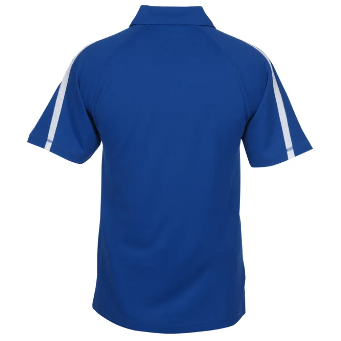 Performance Pique Mesh Colorblock Polo - Men's