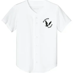 Performance Tough Mesh Full Button Jersey - Youth - Screen