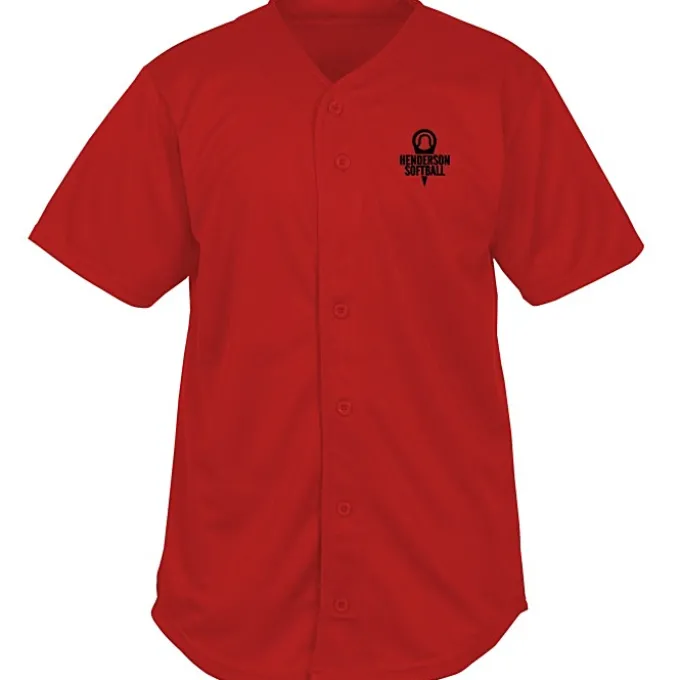 Performance Tough Mesh Full Button Jersey - Screen