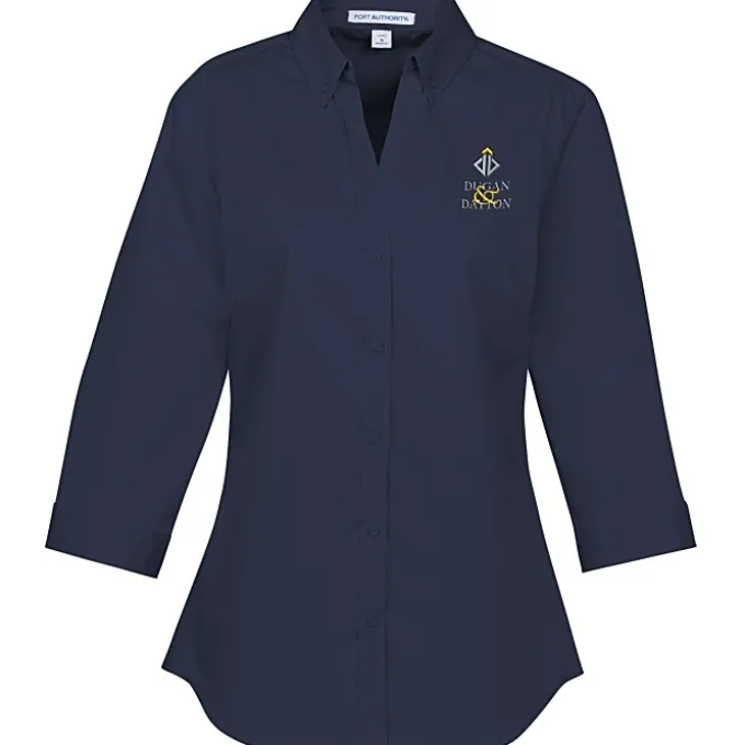 Performance Twill 3/4 Sleeve Shirt - Ladies'