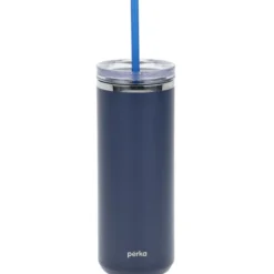 Perka Trent Vacuum Tumbler with Hot & Cold Lids - 18 oz