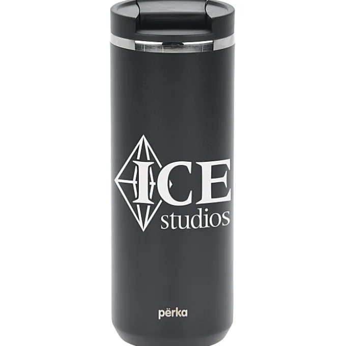 Perka Trent Vacuum Tumbler with Hot & Cold Lids - 18 oz