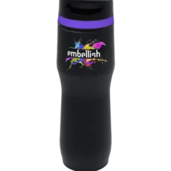Persona Caturra Vacuum Tumbler - 16 oz - Black - Full Color