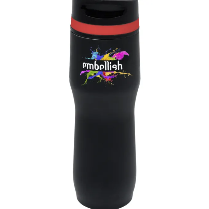 Persona Caturra Vacuum Tumbler - 16 oz - Black - Full Color