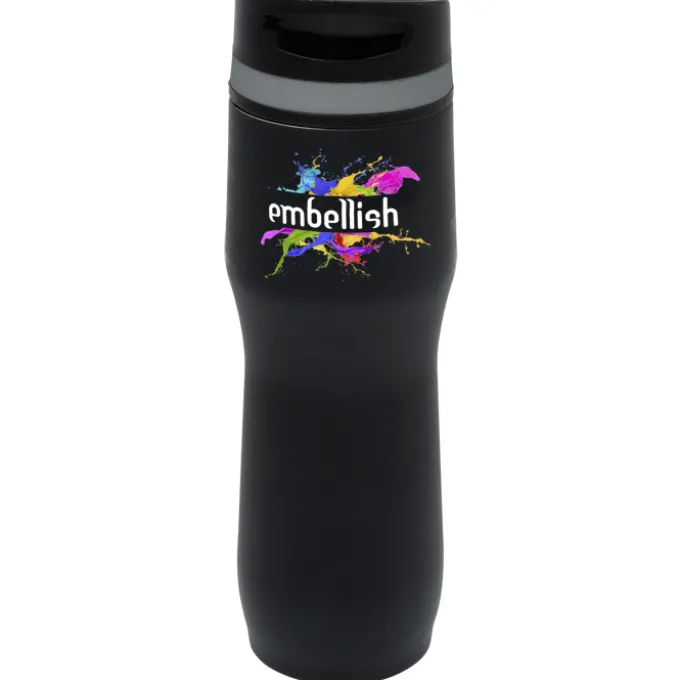 Persona Caturra Vacuum Tumbler - 16 oz - Black - Full Color