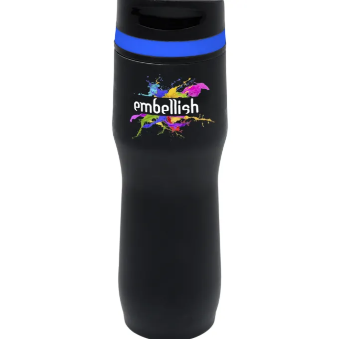 Persona Caturra Vacuum Tumbler - 16 oz - Black - Full Color