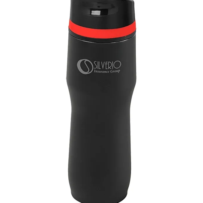 Persona Caturra Vacuum Tumbler - 16 oz - Black - Laser Engraved - 24 hr