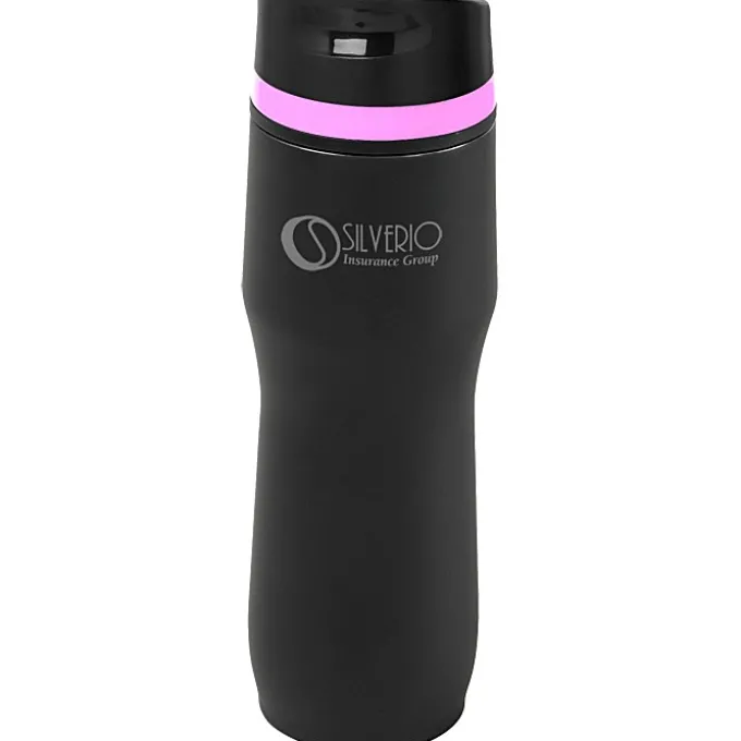 Persona Caturra Vacuum Tumbler - 16 oz - Black - Laser Engraved - 24 hr