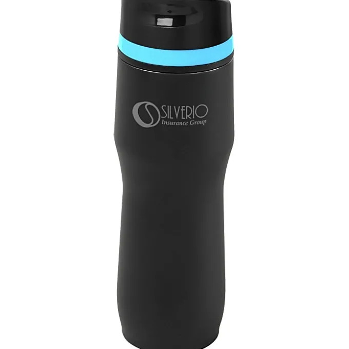 Persona Caturra Vacuum Tumbler - 16 oz - Black - Laser Engraved - 24 hr