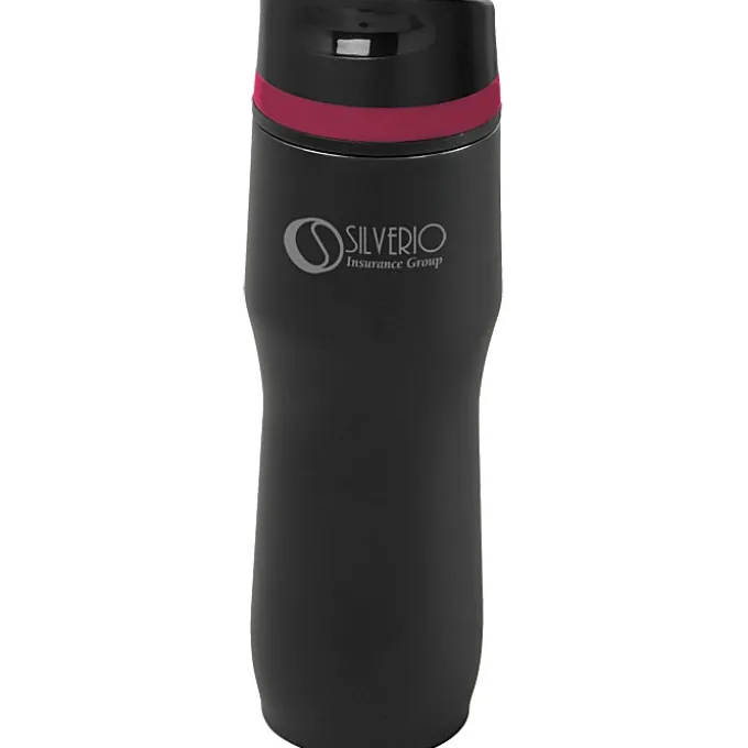 Persona Caturra Vacuum Tumbler - 16 oz - Black - Laser Engraved - 24 hr