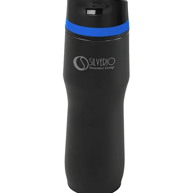 Persona Caturra Vacuum Tumbler - 16 oz - Black - Laser Engraved - 24 hr