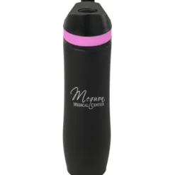 Persona Wave Vacuum Sport Bottle - 20 oz - Black - Laser Engraved