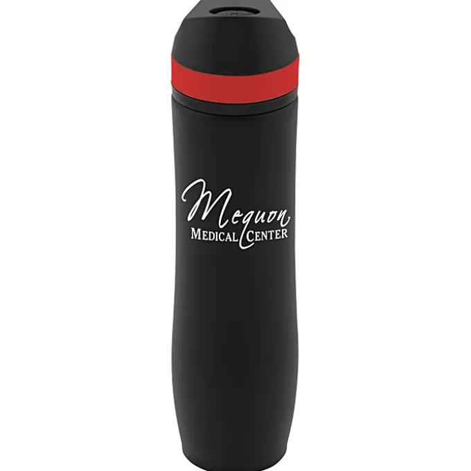 Persona Wave Vacuum Sport Bottle - 20 oz. - Black - 24 hr