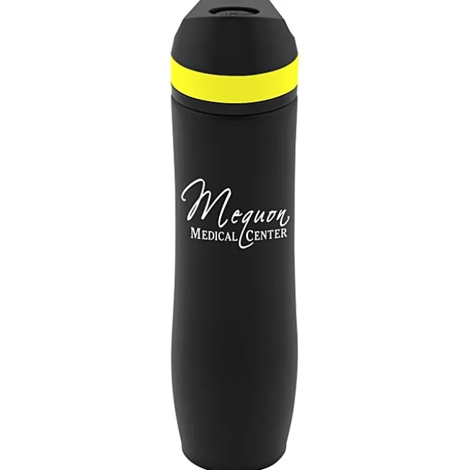 Persona Wave Vacuum Sport Bottle - 20 oz. - Black - 24 hr