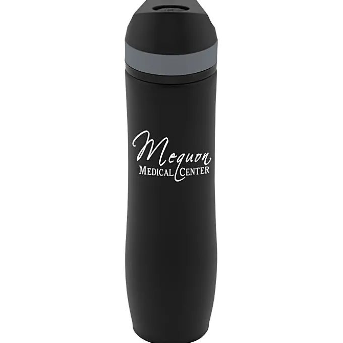Persona Wave Vacuum Sport Bottle - 20 oz. - Black - 24 hr