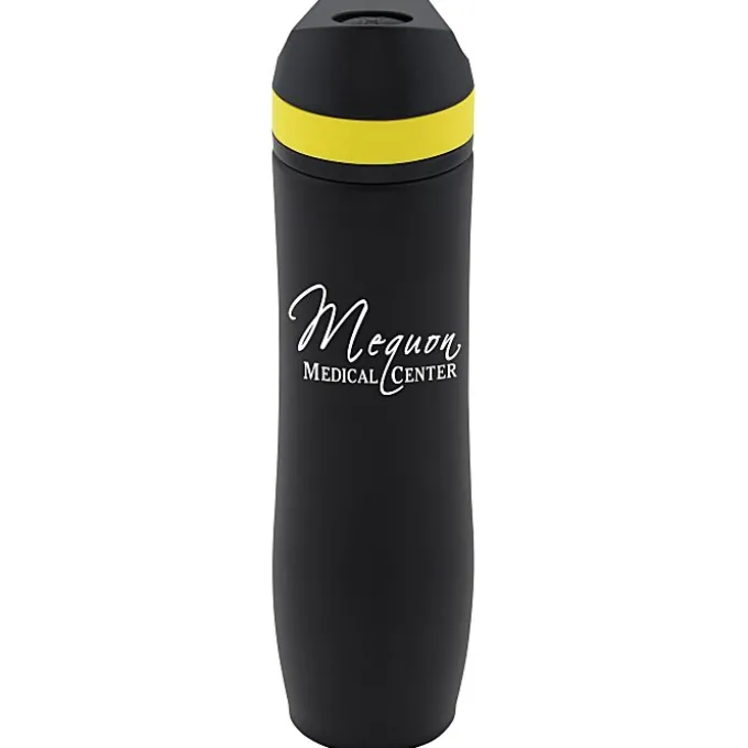 Persona Wave Vacuum Sport Bottle - 20 oz. - Black - 24 hr