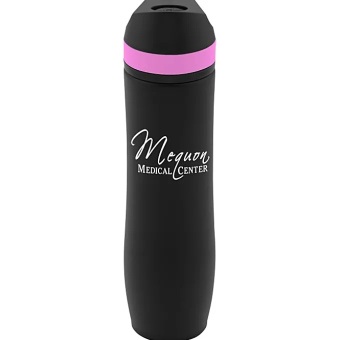 Persona Wave Vacuum Sport Bottle - 20 oz. - Black - 24 hr