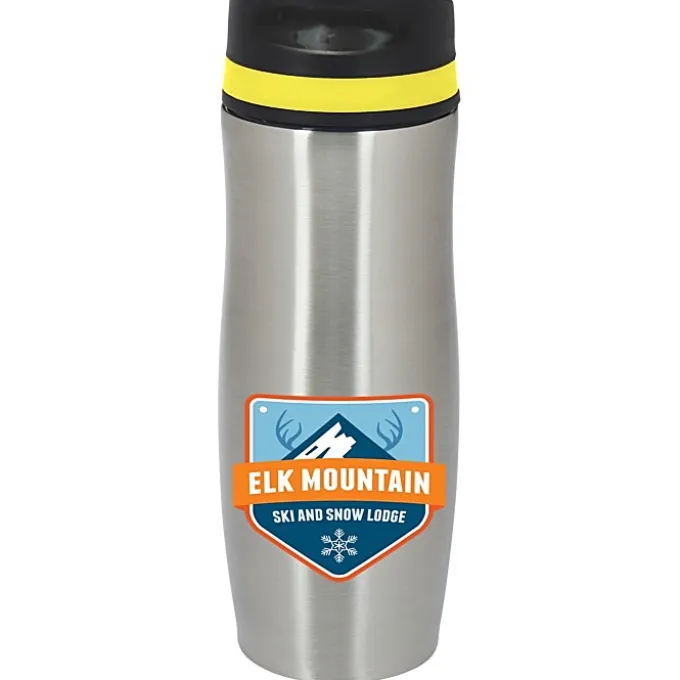 Persona Wave Vacuum Tumbler - 14 oz. - Full Color - 24 hr