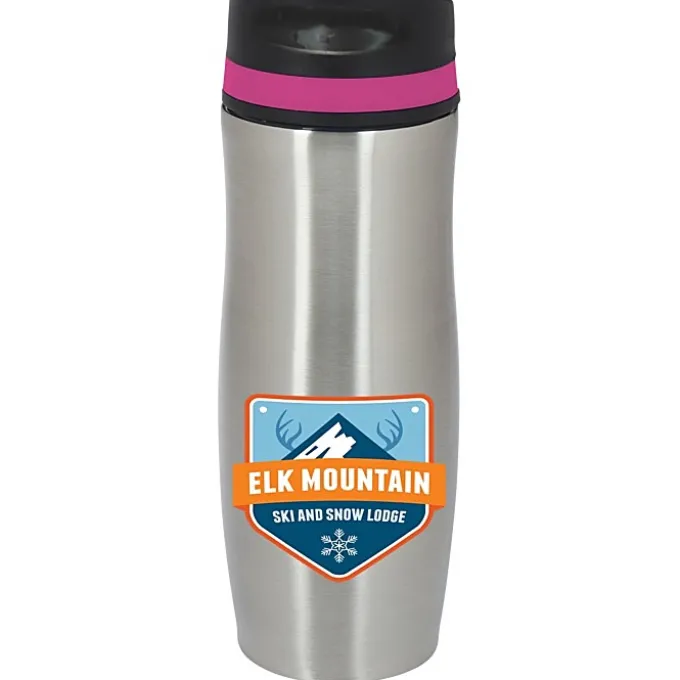 Persona Wave Vacuum Tumbler - 14 oz. - Full Color - 24 hr