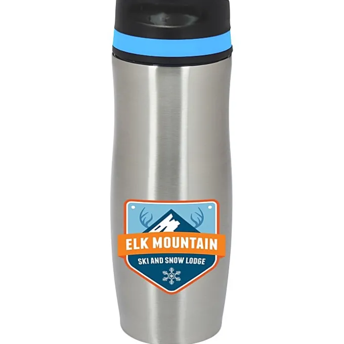 Persona Wave Vacuum Tumbler - 14 oz. - Full Color - 24 hr