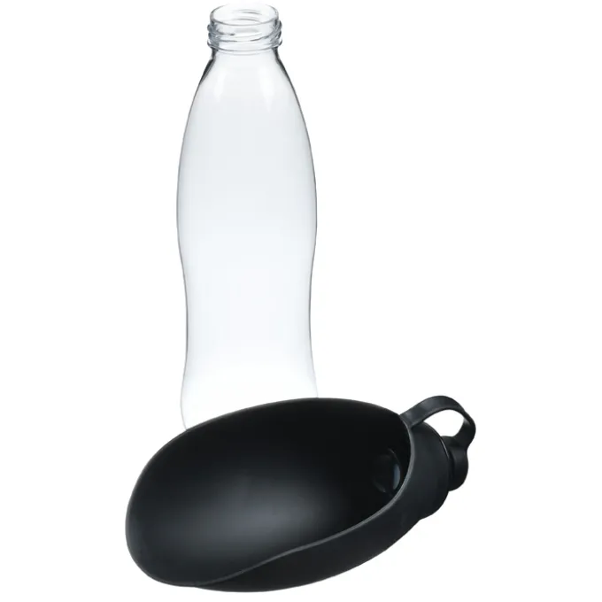 Pet Water Bottle with Dispensing Bowl