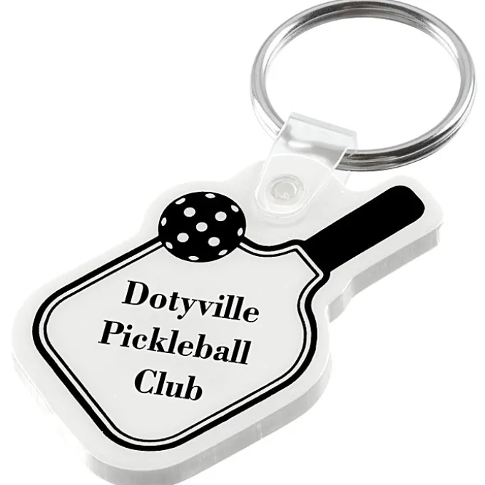 Pickleball Soft Keychain - Opaque