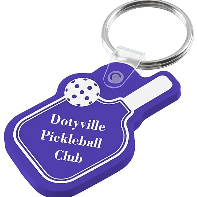 Pickleball Soft Keychain - Opaque