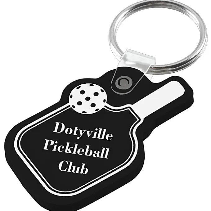 Pickleball Soft Keychain - Opaque