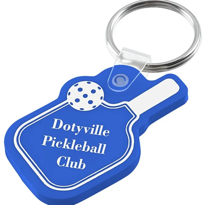 Pickleball Soft Keychain - Opaque