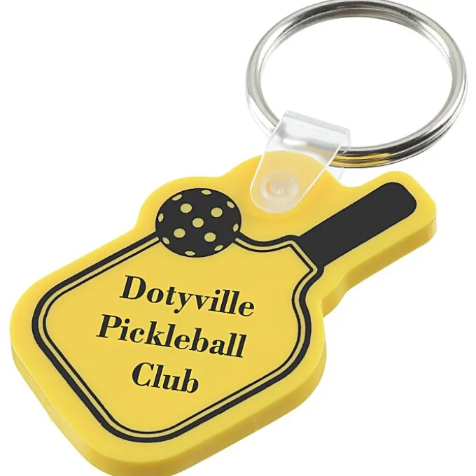 Pickleball Soft Keychain - Opaque