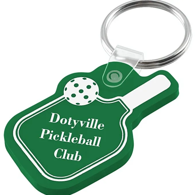 Pickleball Soft Keychain - Opaque