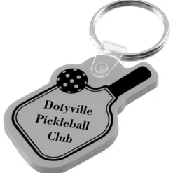 Pickleball Soft Keychain - Opaque