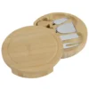 5-Piece Swivel Top Bamboo Cheese Board