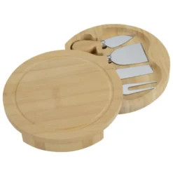 5-Piece Swivel Top Bamboo Cheese Board