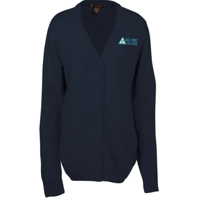 Pilbloc V-Neck Button Down Cardigan Sweater - Ladies'