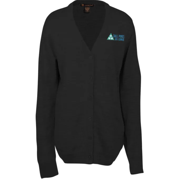 Pilbloc V-Neck Button Down Cardigan Sweater - Ladies'