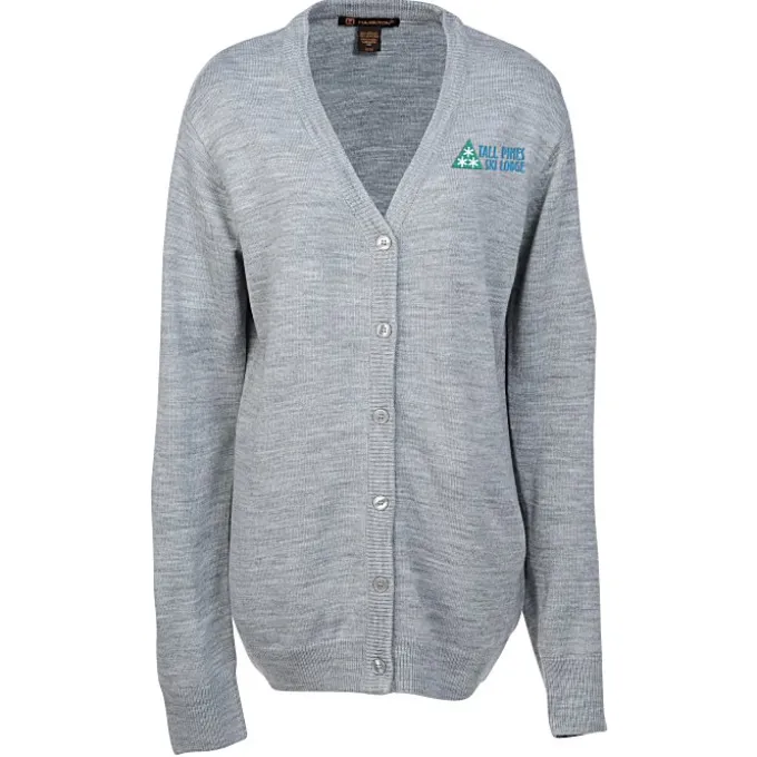 Pilbloc V-Neck Button Down Cardigan Sweater - Ladies'