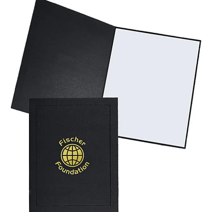 Pinked Edge Certificate Holder - Vertical