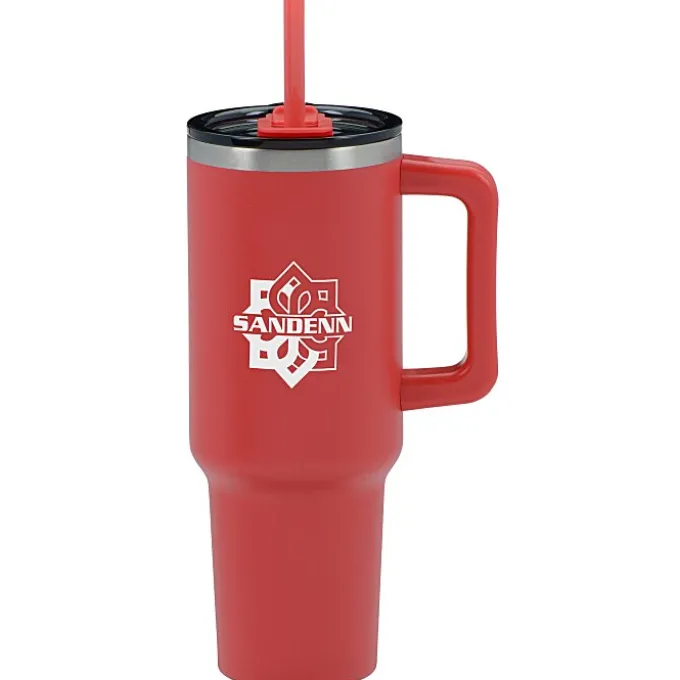 Pinnacle Vacuum Mug with Straw - 40 oz