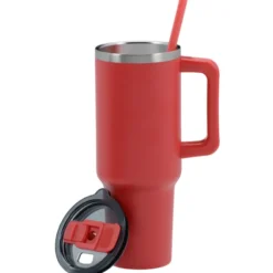 Pinnacle Vacuum Mug with Straw - 40 oz