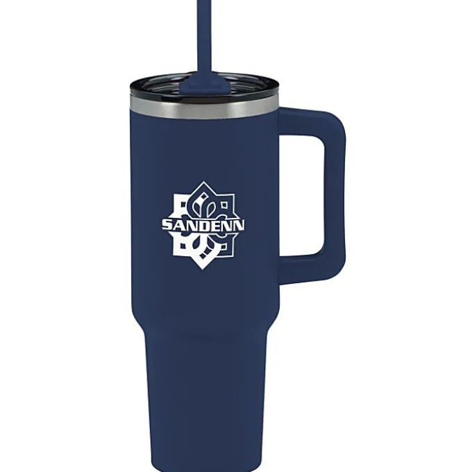 Pinnacle Vacuum Mug with Straw - 40 oz