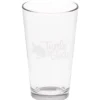 Pint Glass - 16 oz - Deep Etch